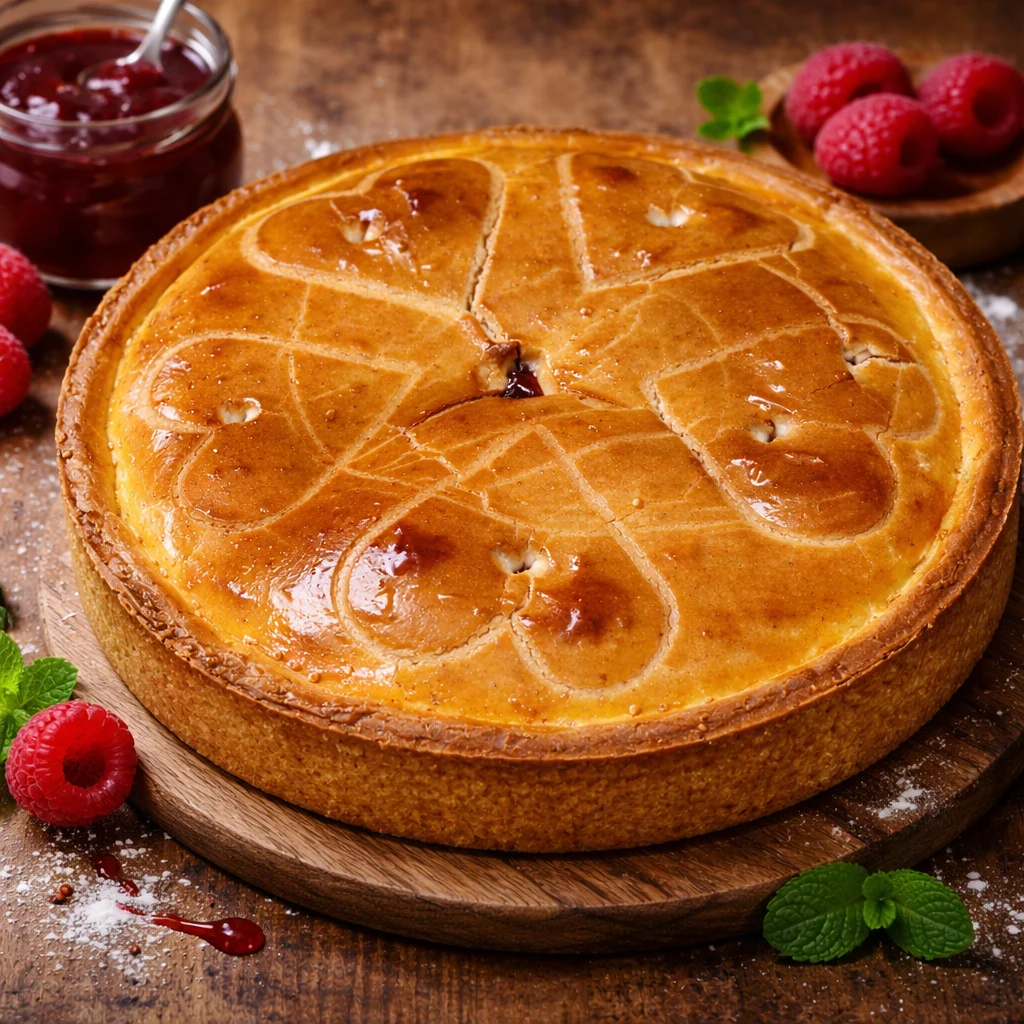 Gâteau Sec à la Framboise — Pâte sucrée confiture artisanale La Promenade Nax