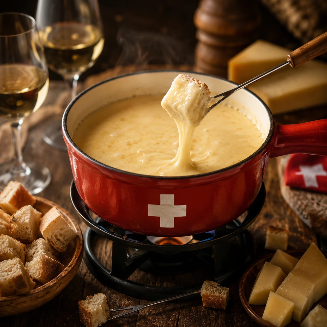 Fondue valaisanne