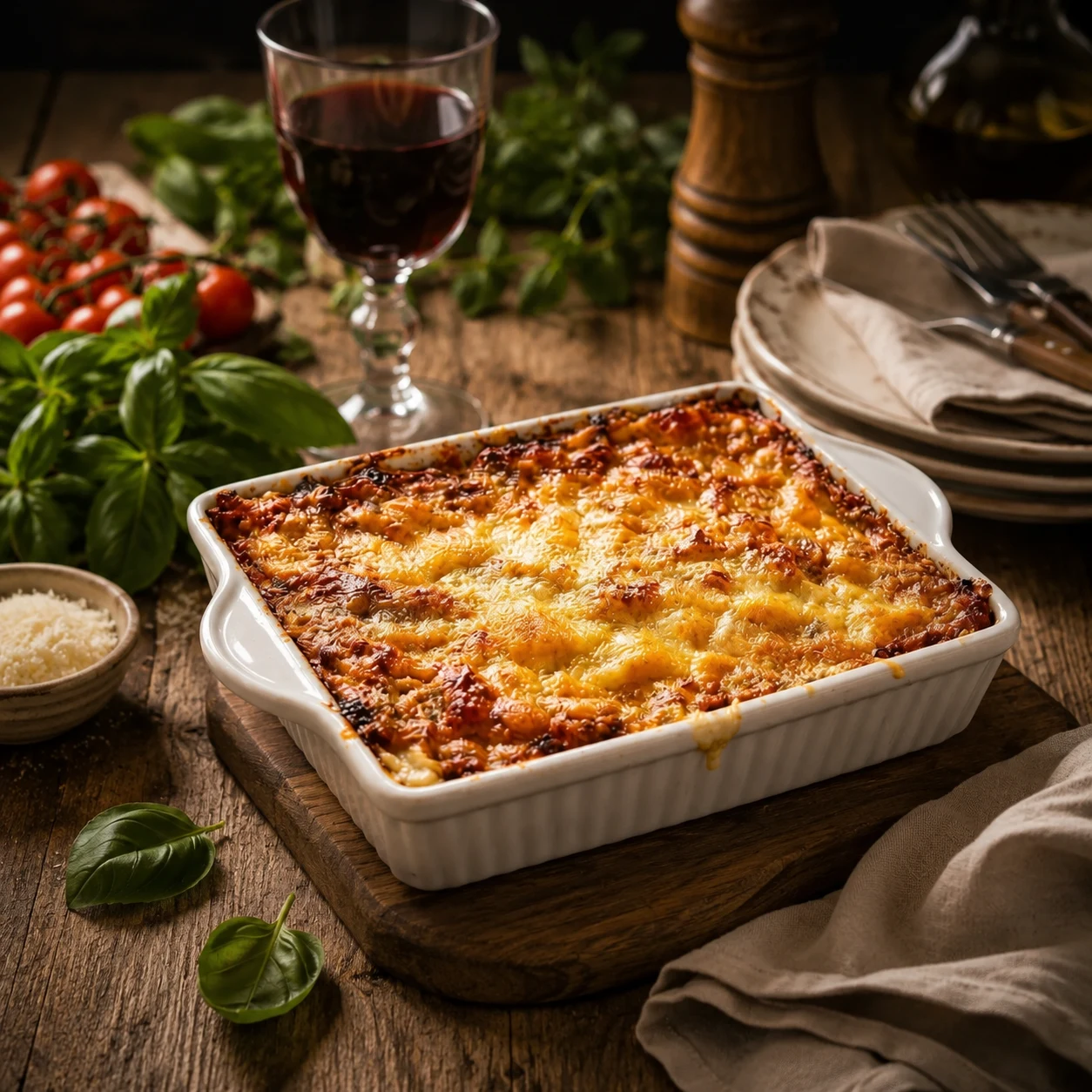 Lasagnes de seigle au bœuf d'Hérens